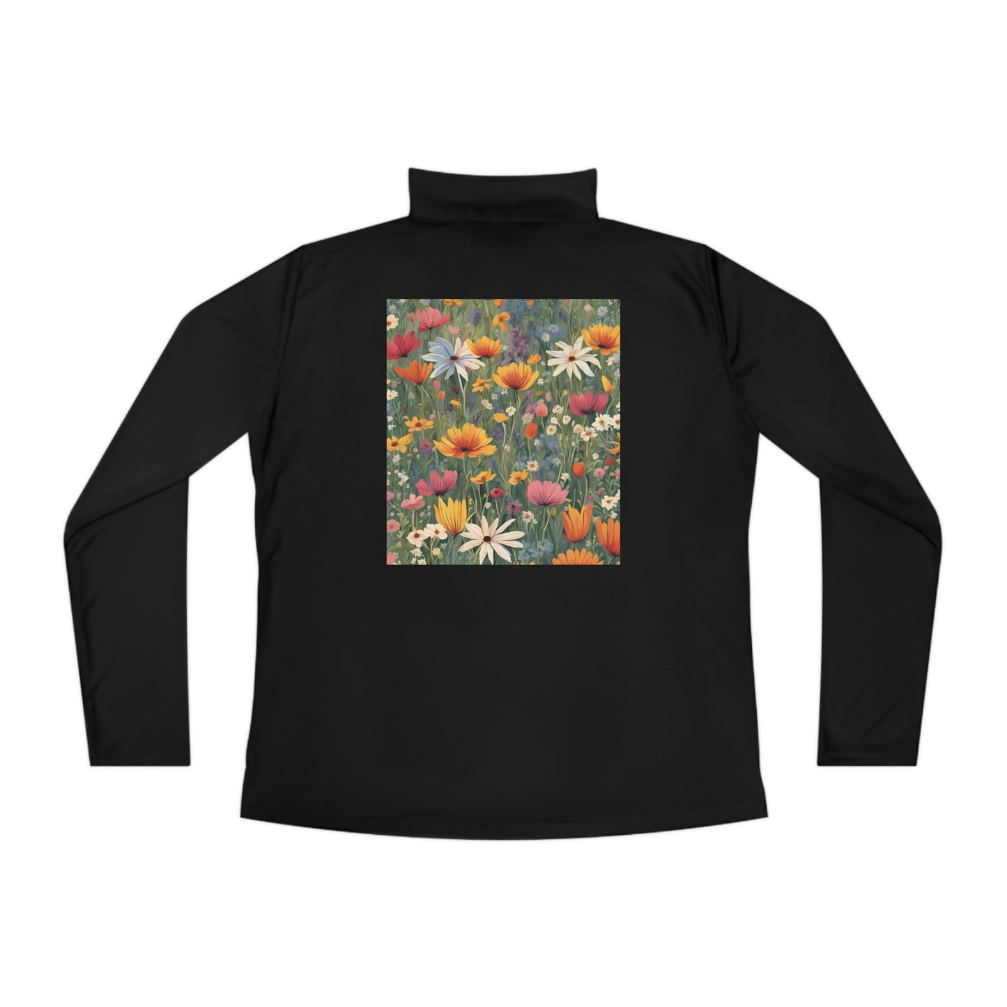 Wildflower Neuroaesthetic Ladies Quarter-Zip Pullover