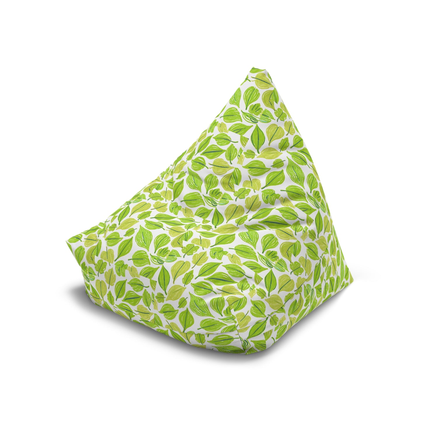 Green Leaves Bean Bag Chair Cover