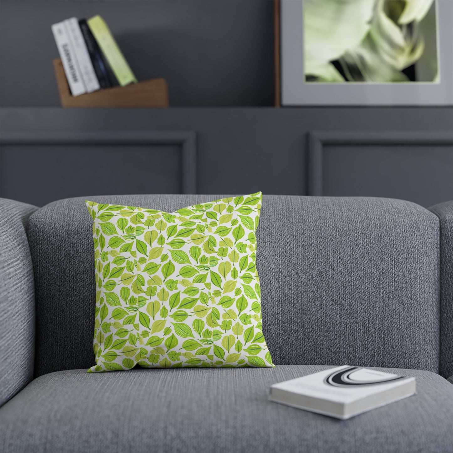 Green Leaves Eco-Friendly Pillow