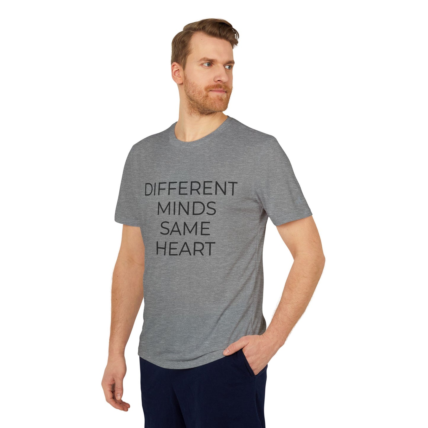 Adidas x Neurodivergent Synergy Unisex Sport T-Shirt DIFFERENT MINDS SAME HEART