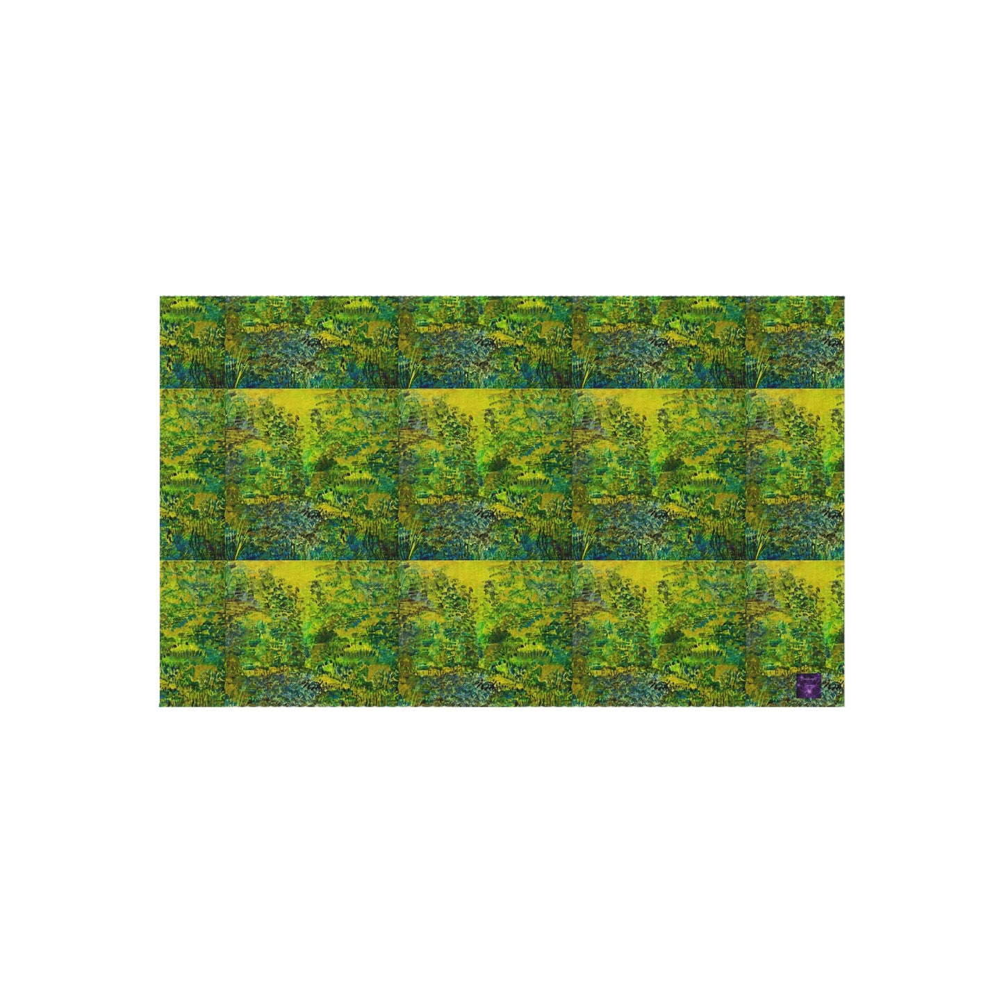 'Greens' by Julie Fejer Outdoor Rug