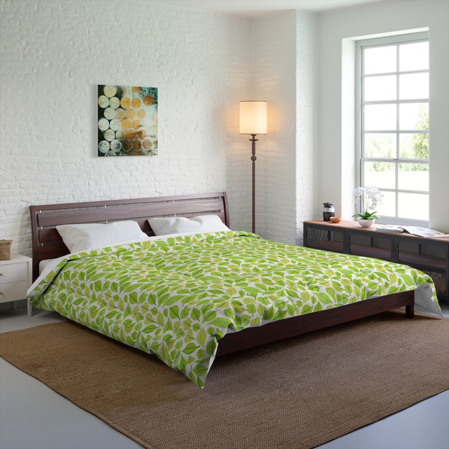 Green Leaves Comforter