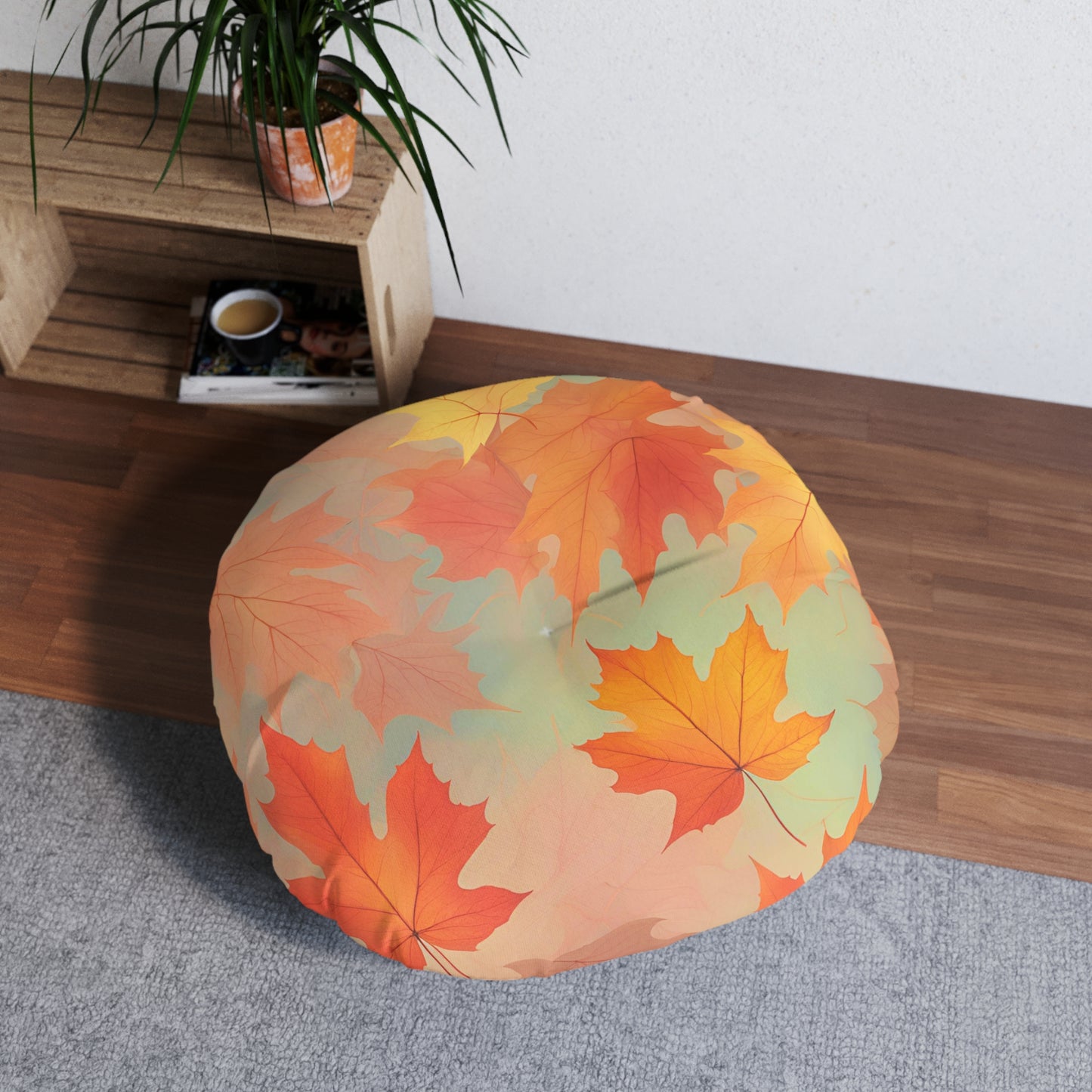 Autumn x Anum Children's Tufted Floor Pillow, Round