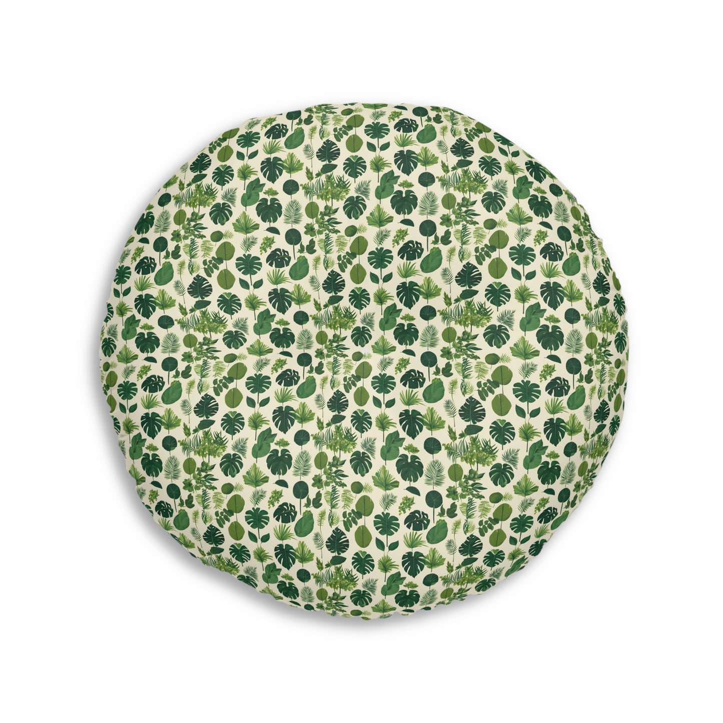 Botanical Bliss Round Tufted Floor Pillow