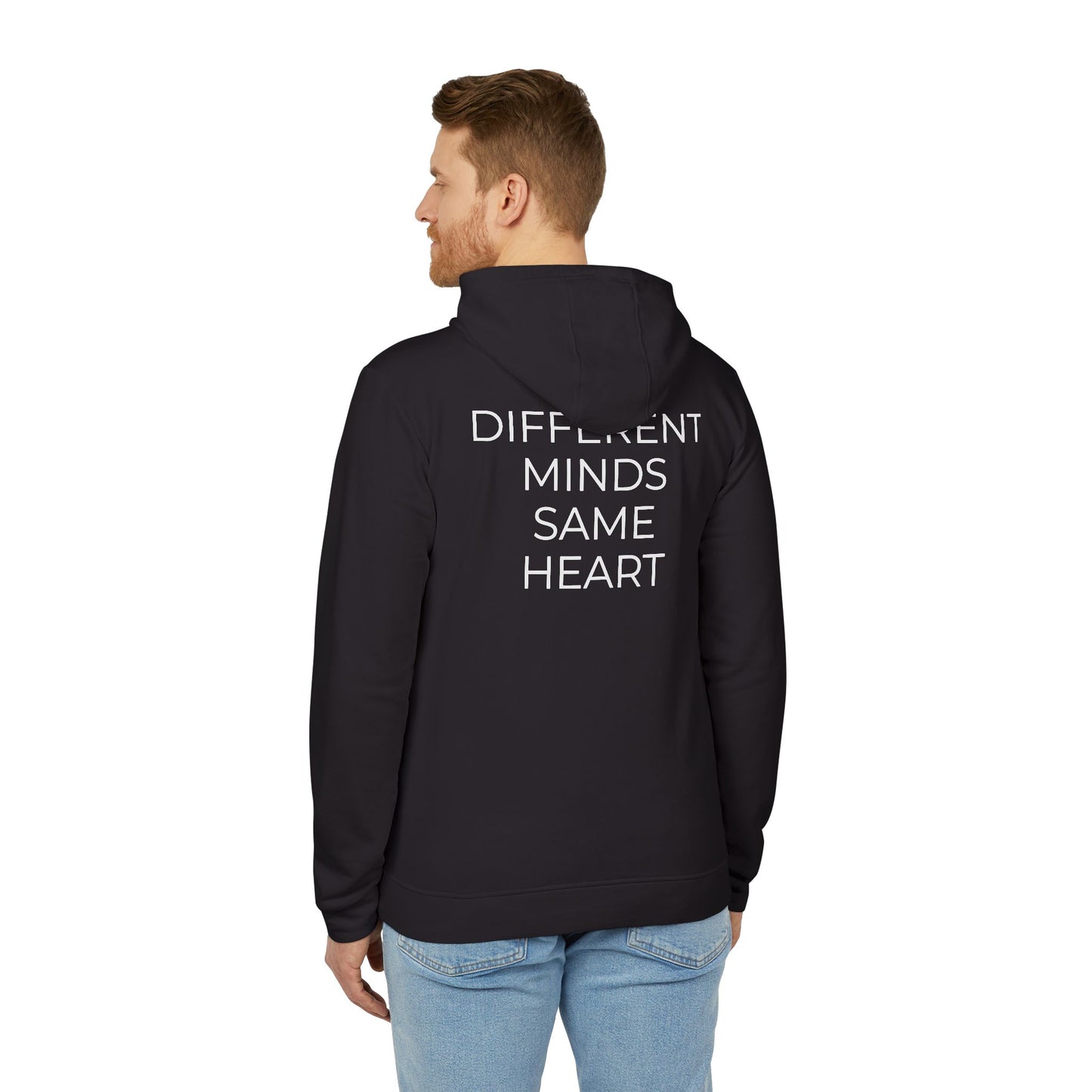 Adidas x Neurodivergent Synergy Unisex Fleece Hoodie - DIFFERENT MINDS SAME HEART