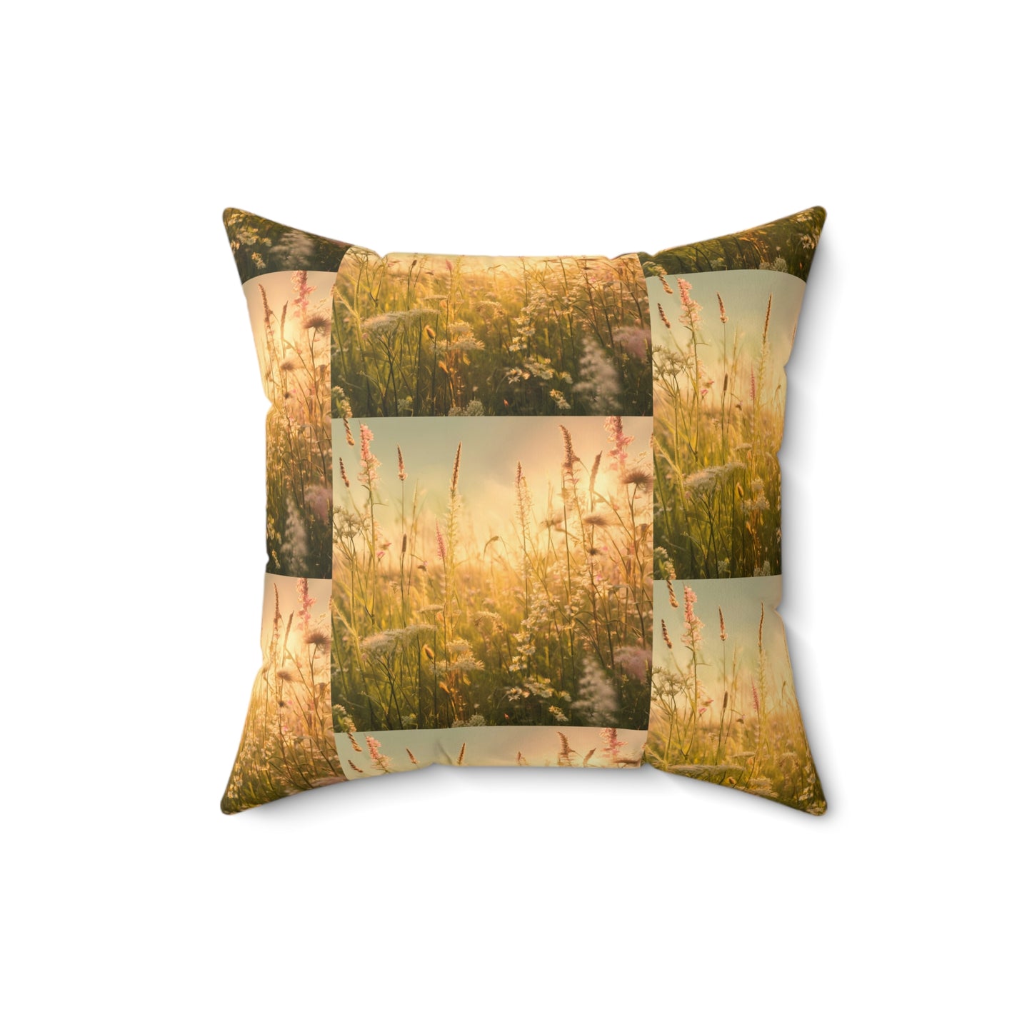 Meadow Faux Suede Square Pillow