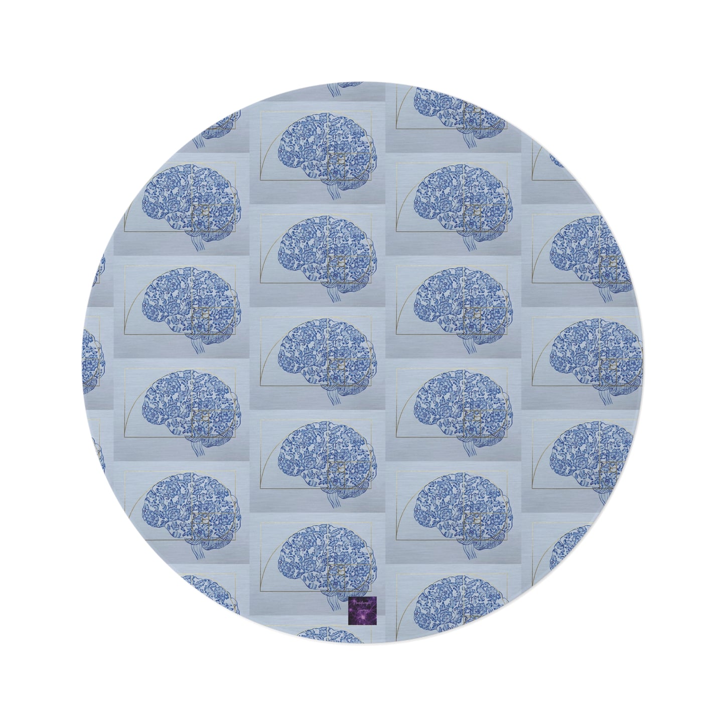 'Beautiful Mind' by  Nagihan Seymour Round Rug