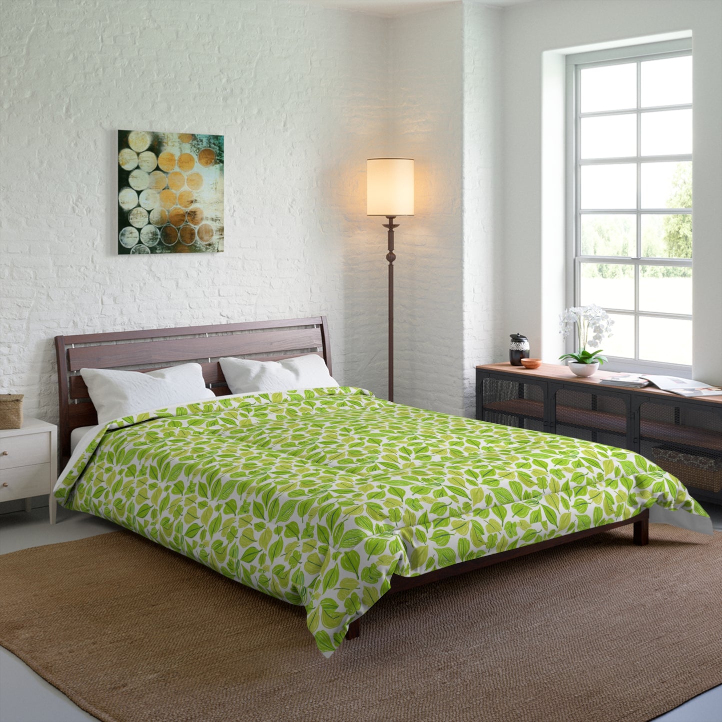 Green Leaves Comforter