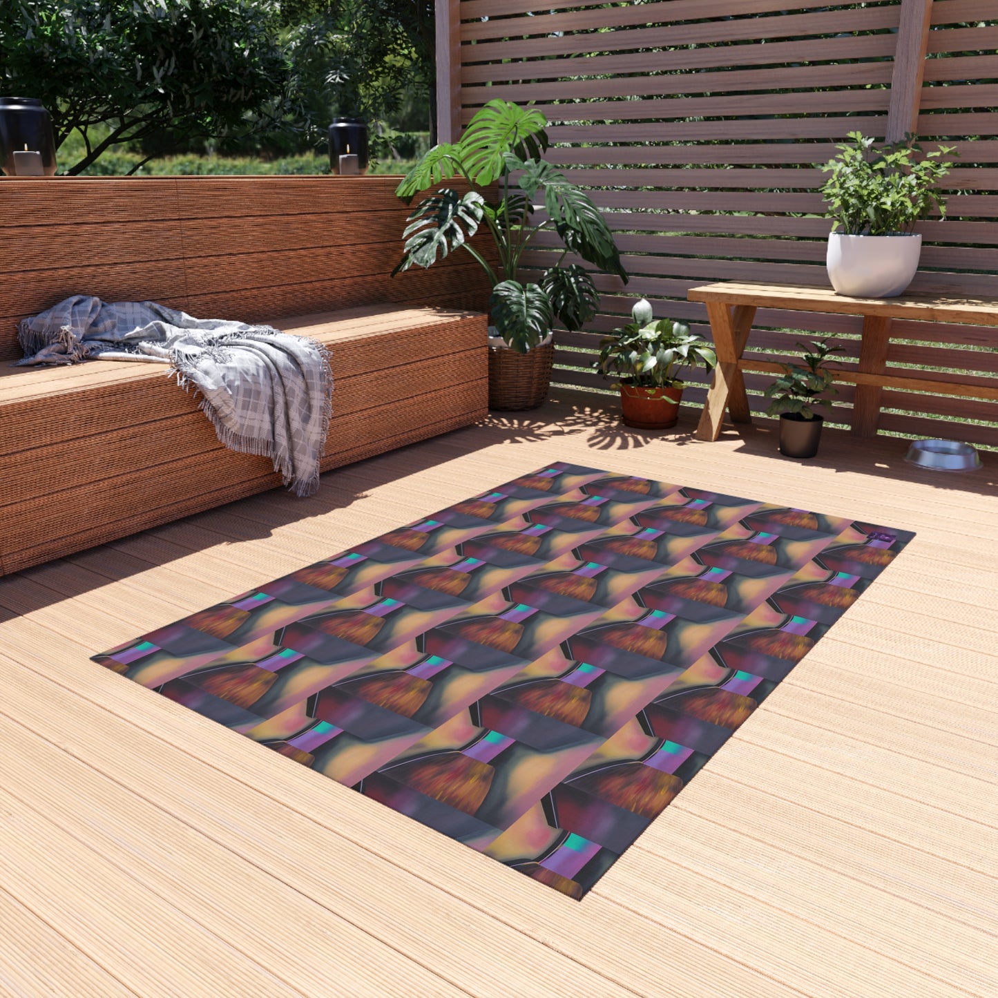 'Around The Corner' by Sarah Pooley Outdoor Rug