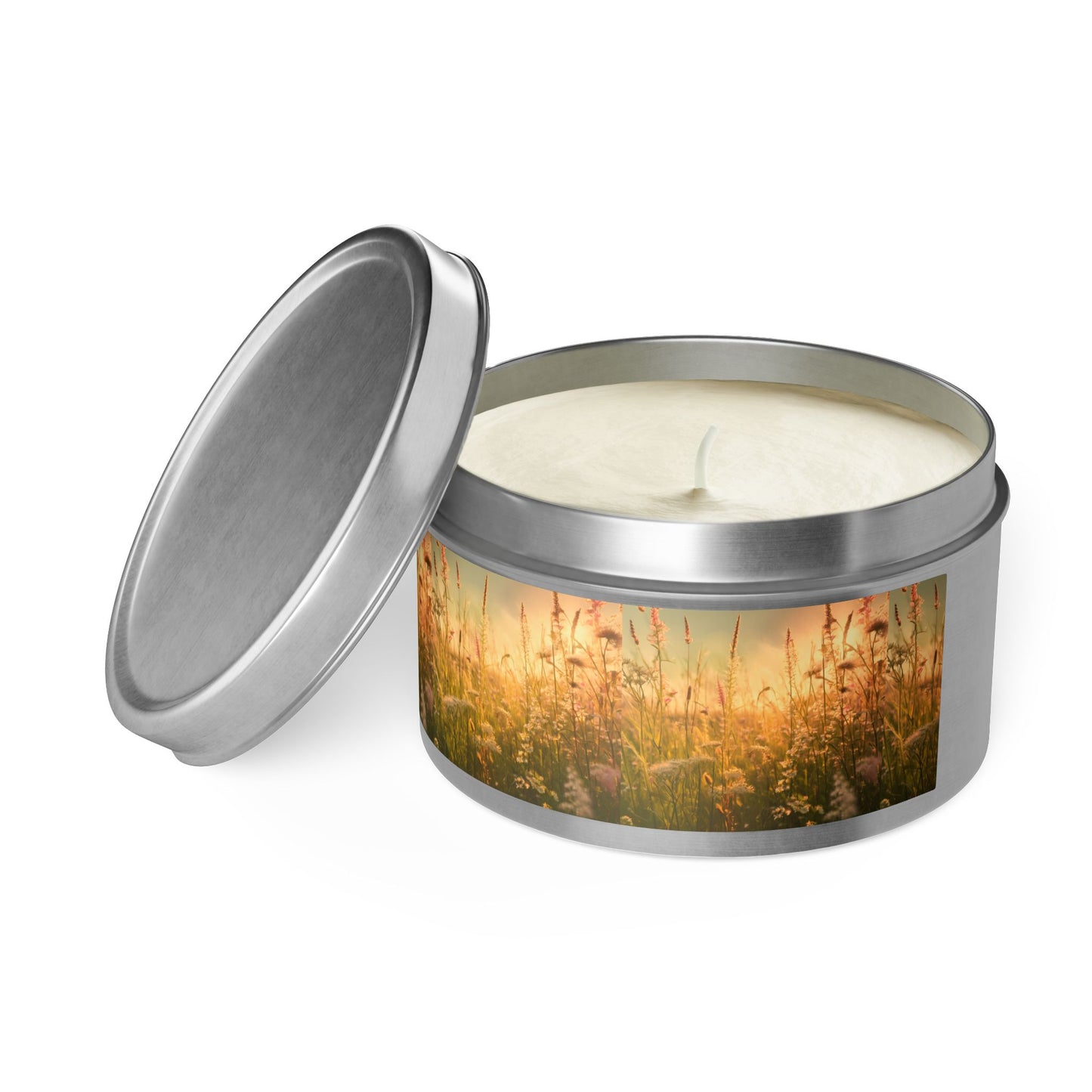 Meadow Tin Candles