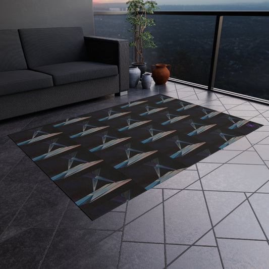 'Dance Amongst The Shadows' by Sarah Pooley Outdoor Rug