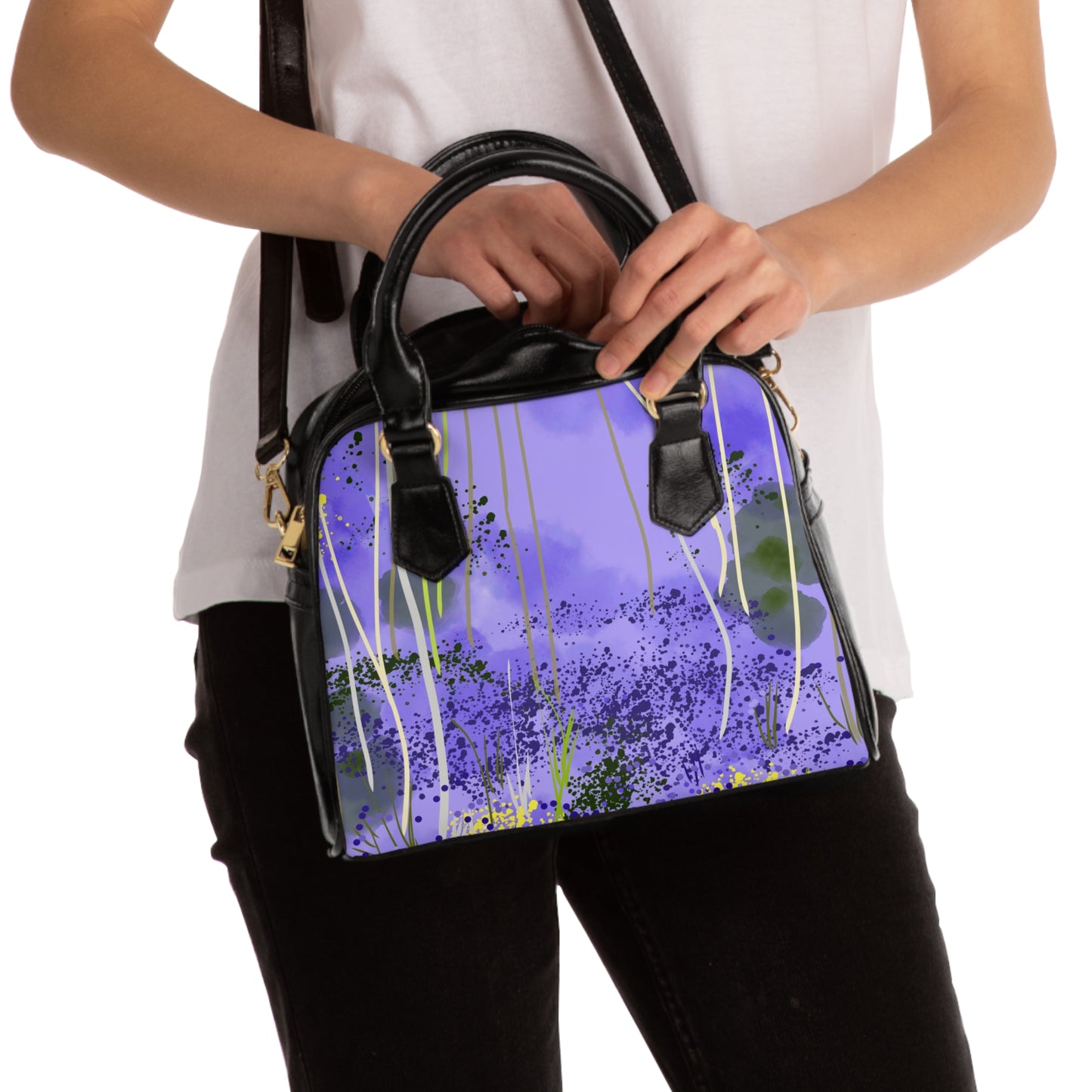 'Bluebell' by Julie Fejer Hand Bag