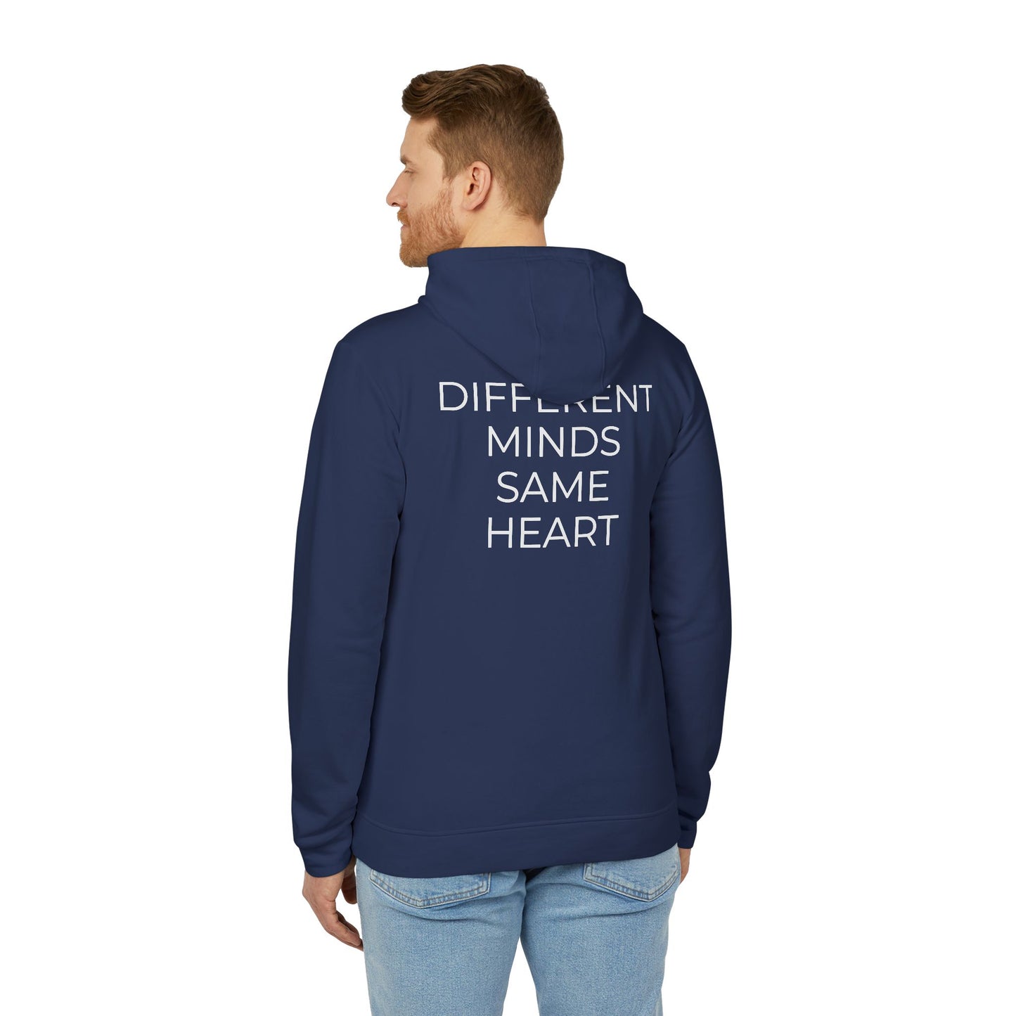 Adidas x Neurodivergent Synergy Unisex Fleece Hoodie - DIFFERENT MINDS SAME HEART